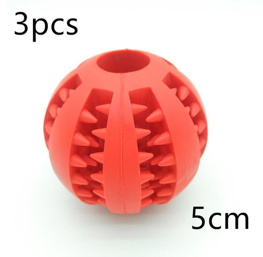 Pet Slow Feeder Dog Toy - Cute Rubber Dog Ball Interactive Treat Dispensing Toy For Training Boredom Relief And Healthy Eating