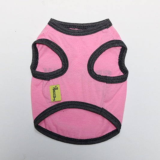 Cotton Printed Pet Vest – Lightweight Clothing for Small Dogs - Security Print