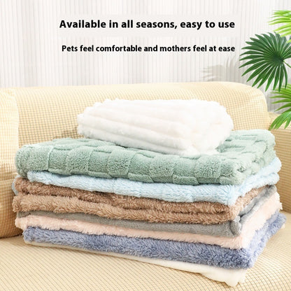 Warm Pet Blanket Bed – Soft & Cozy Sleeping Blanket for Dogs