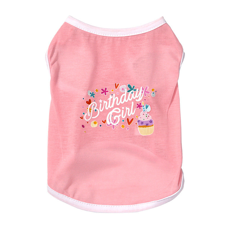 Birthday Girl Pet Outfit – Dog & Cat Party Clothing