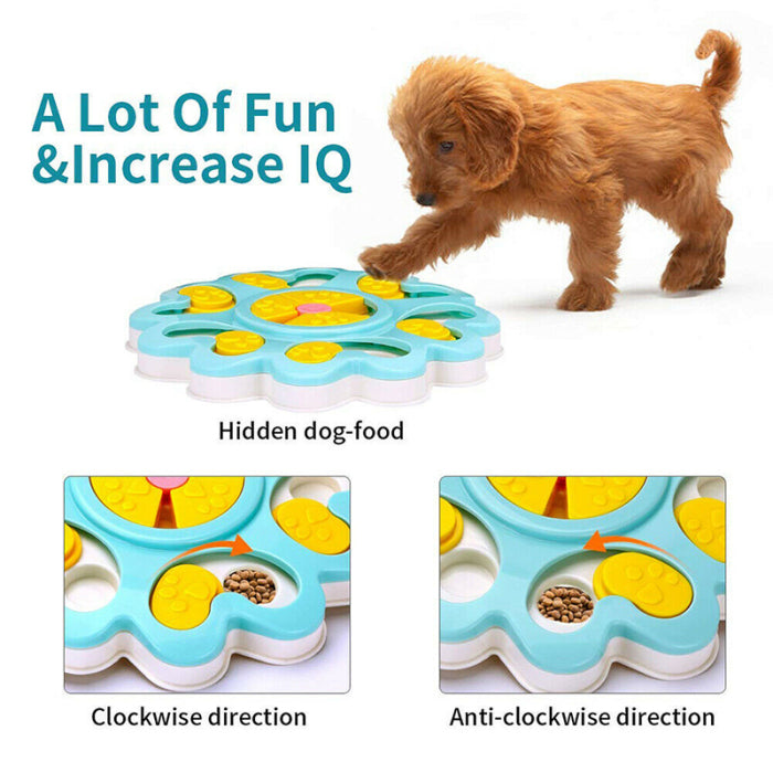 Interactive Dog Food Feeder Puzzle Toy – Smart Puppy Training Game for Mental Stimulation and Slow Feeding