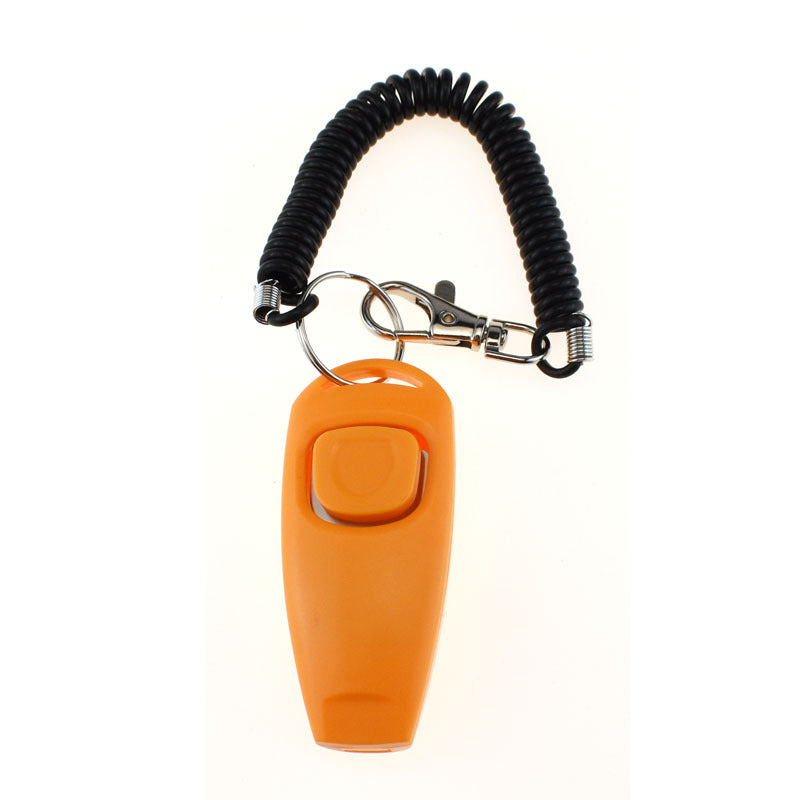 Two-in-One Pet Training Clicker and Whistle – Dog Training Tool