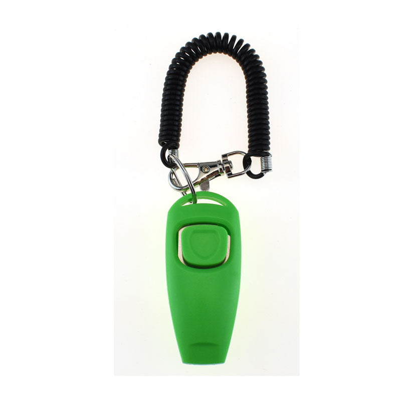 Two-in-One Pet Training Clicker and Whistle – Dog Training Tool