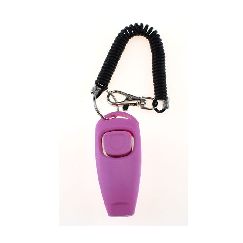Two-in-One Pet Training Clicker and Whistle – Dog Training Tool
