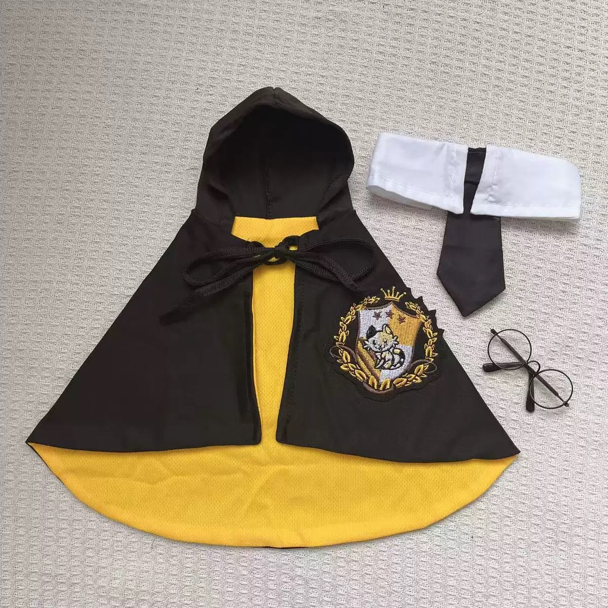 Harry Potter Pet Costume – Magic Glasses & Cloak for Dogs & Cats