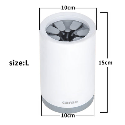 Portable Pet Paw Cleaner Cup – Soft Silicone Comb for Dogs & Cats