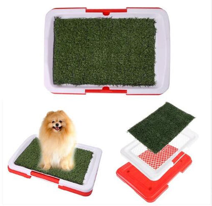 3-Layer Large Dog Potty Training Pee Pad – Indoor Simulation Grass for Puppies & Dogs