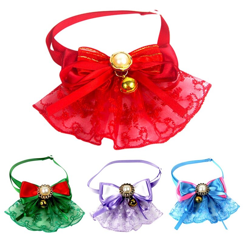 Pet Dog Tie with Bell – Cute Formal Collar Accessory
