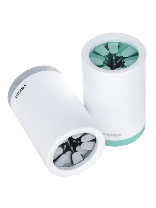 Portable Pet Paw Cleaner Cup – Soft Silicone Comb for Dogs & Cats