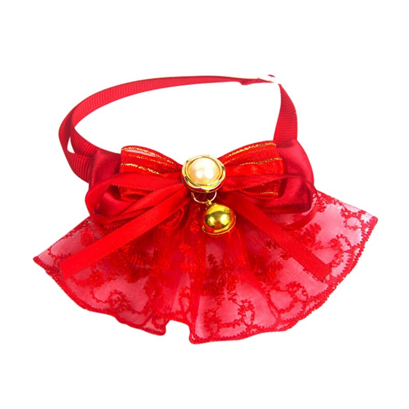 Pet Dog Tie with Bell – Cute Formal Collar Accessory
