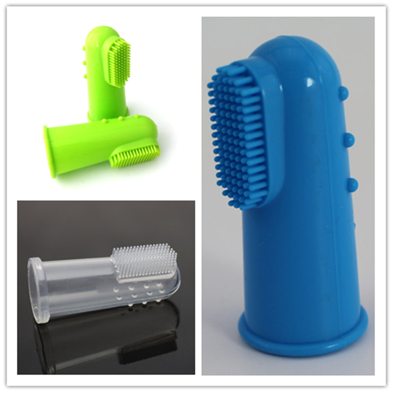 Natural Silicone Finger Toothbrush for Pets – Gentle Dog & Cat Dental Care