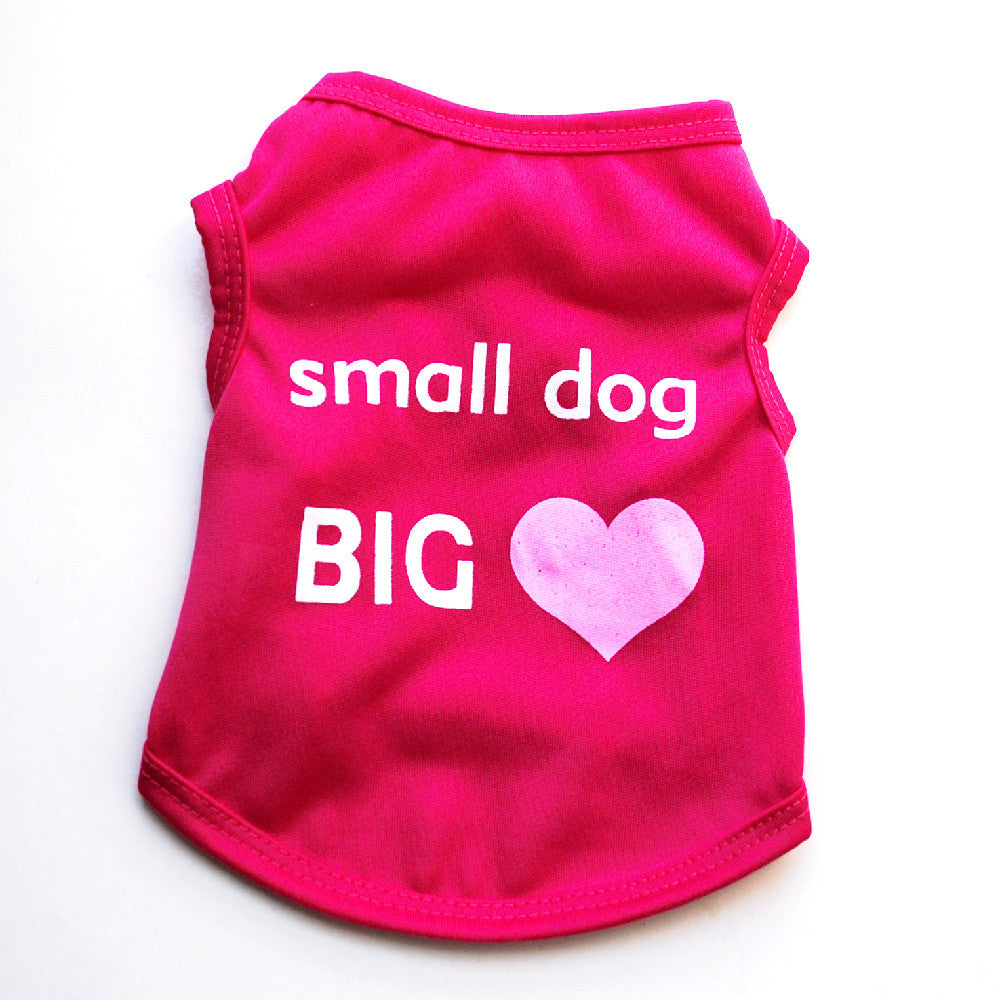 Pet Clothing Puppy Summer Vest Polyester Breathable