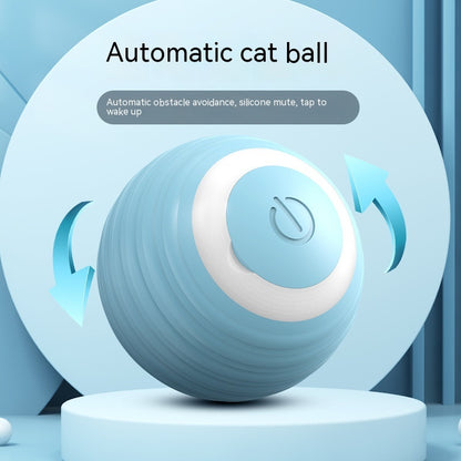 Automatic Smart Cat Toy – Self-Moving Bouncing & Rolling Ball for Kittens & Cats