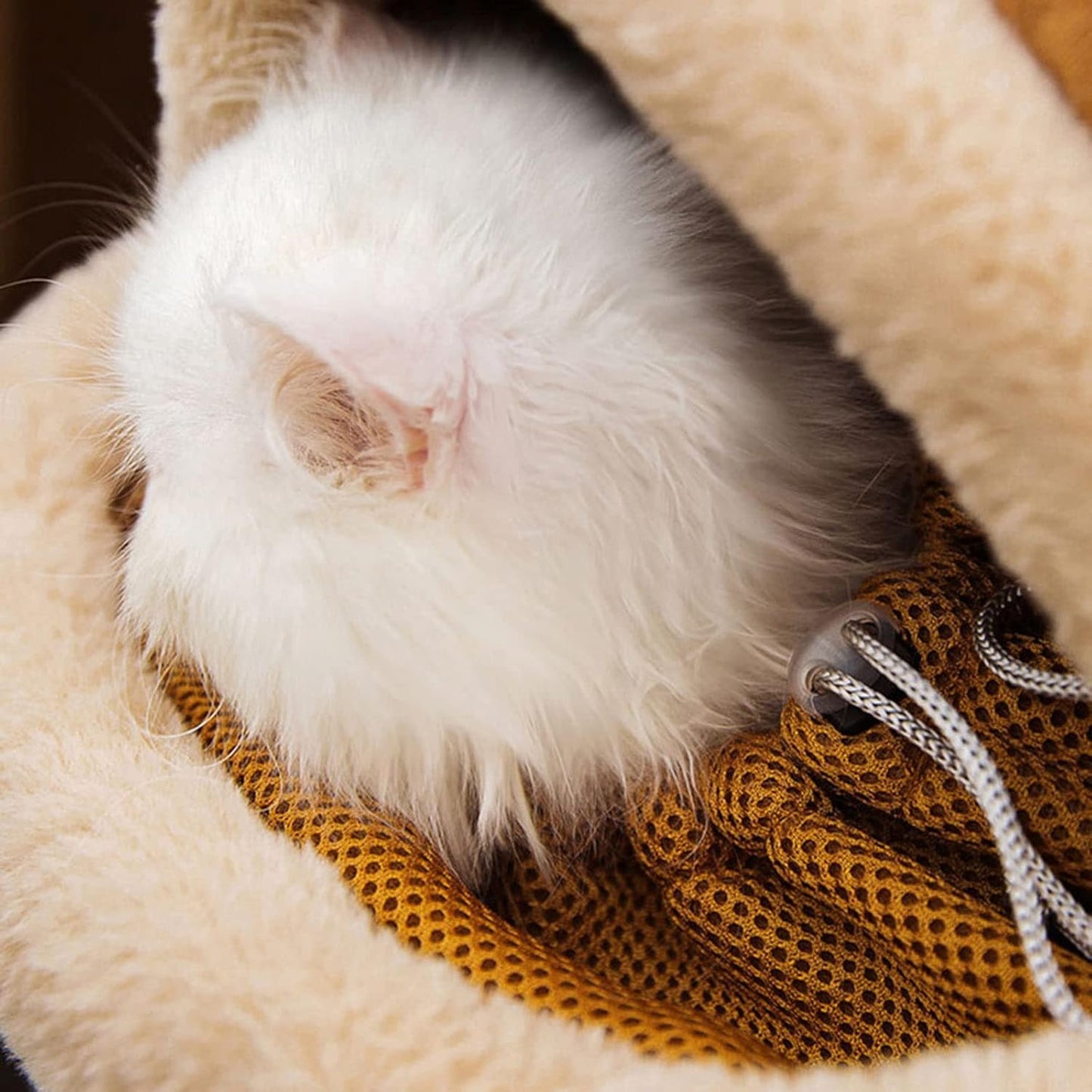 Plush Reindeer Pet Carrier Backpack with Hand Warmers Perfect for Winter Travel with Cats and Dogs