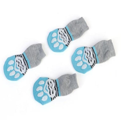 Breathable Indoor Pet Socks – Non-Slip Shoe Covers for Dogs & Cats