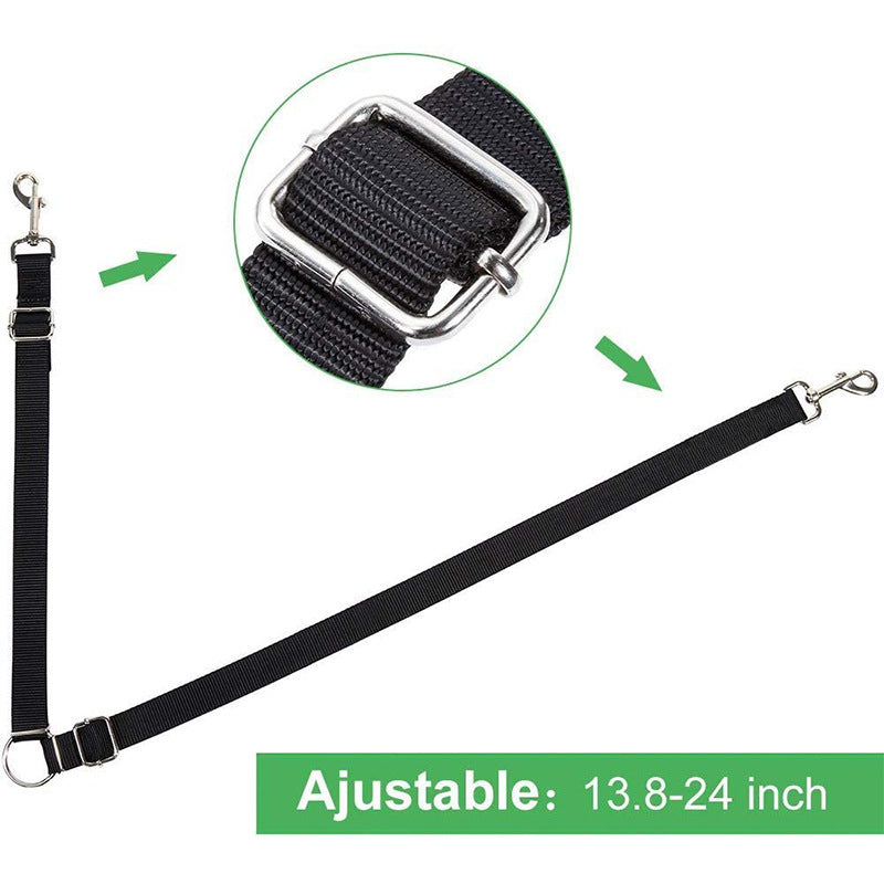 Multipurpose Dual-Headed Dog Leash – Adjustable Lead for Walking & Training Two Dogs