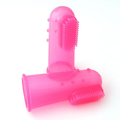 Natural Silicone Finger Toothbrush for Pets – Gentle Dog & Cat Dental Care