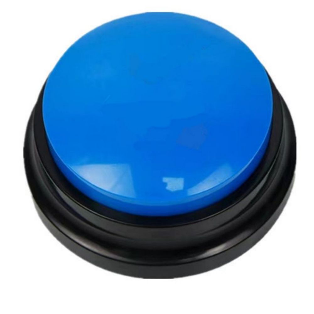 Voice Recording Pet Training Button – 30-Second Playback Buzzer for Dogs, Interactive Clicker Toy