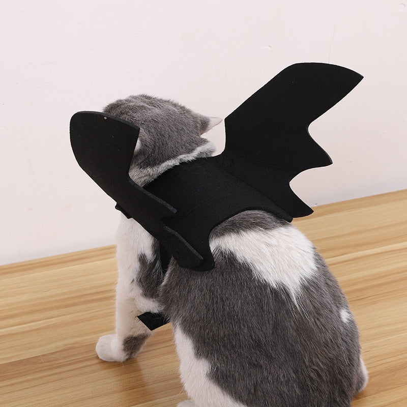 Halloween Pet Costume – Felt Bat Wings for Dogs & Cats
