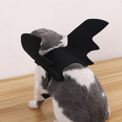 Halloween Pet Costume – Felt Bat Wings for Dogs & Cats