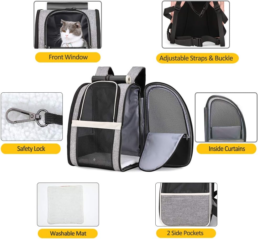 Innovative Bubble Backpack Pet Carrier Comfortable Travel for Cats and Dogs