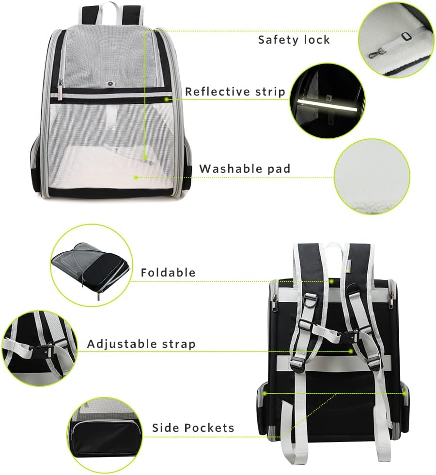 Innovative Bubble Backpack Pet Carrier Comfortable Travel for Cats and Dogs