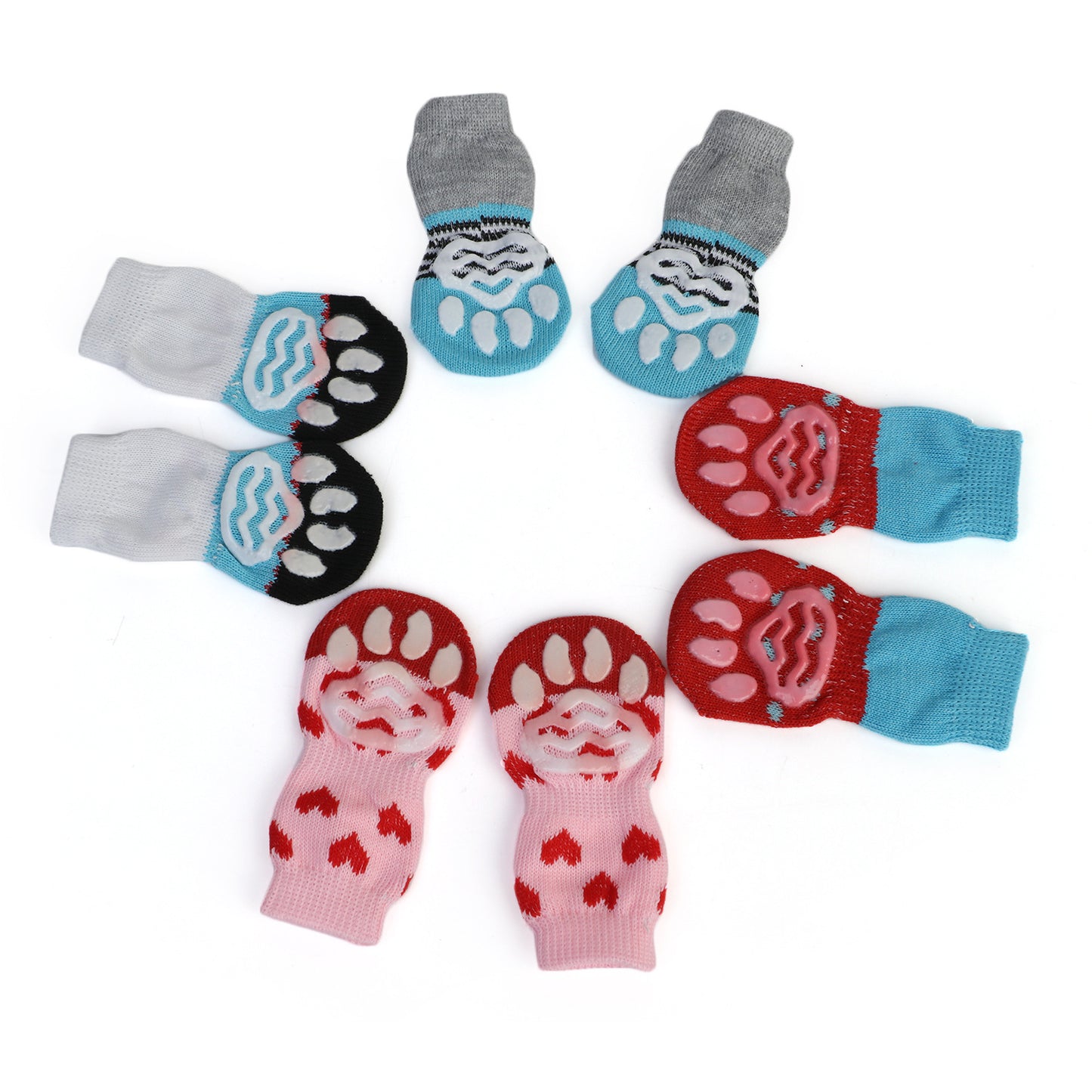 Pet Knit Skid Warm Love Cotton Socks
