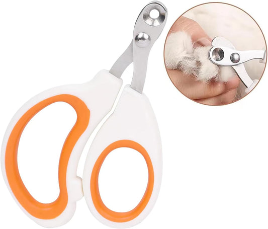 Cat Nail Clippers with Circular Cut Hole – Sharp Angled Blade Paw Trimmer for Safe Grooming