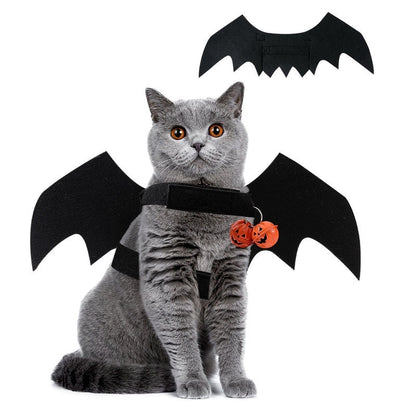 Halloween Pet Costume – Felt Bat Wings for Dogs & Cats