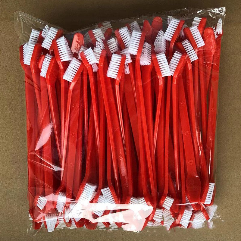 Long-Handle Double-Head Pet Toothbrush – Dog & Cat Dental Care Tool