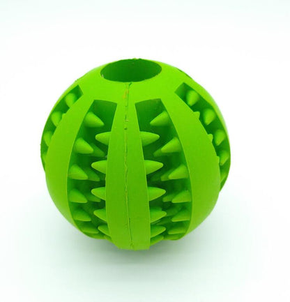 Pet Slow Feeder Dog Toy - Cute Rubber Dog Ball Interactive Treat Dispensing Toy For Training Boredom Relief And Healthy Eating