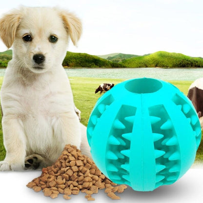 Pet Slow Feeder Dog Toy - Cute Rubber Dog Ball Interactive Treat Dispensing Toy For Training Boredom Relief And Healthy Eating