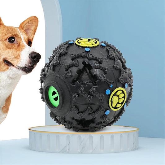 Dog Food Ball Bite Resistant Toy Puzzle Large And Small Size Interactive Pet Toy For Dogs Durable Treat Dispensing Fun