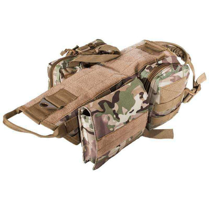 Ihrtrade Tactical Dog Harness – Adjustable Military Molle Vest for Dogs