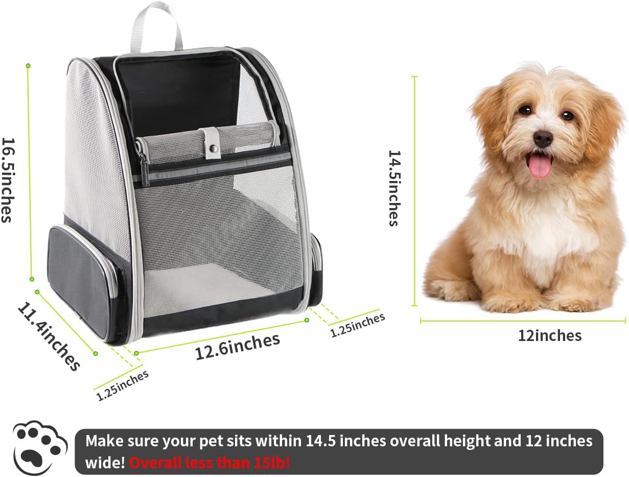 Innovative Bubble Backpack Pet Carrier Comfortable Travel for Cats and Dogs