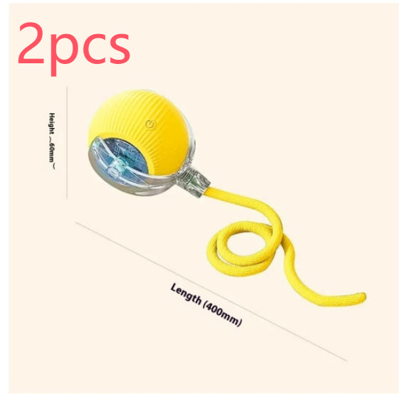 Electric Cat Toy – Automatic Rolling Ball for Self-Entertainment