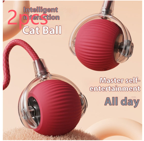 Electric Cat Toy – Automatic Rolling Ball for Self-Entertainment