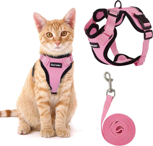 Adjustable Anti-Escape Cat Leash – Safe and Comfortable Harness for Cats and Small Pets