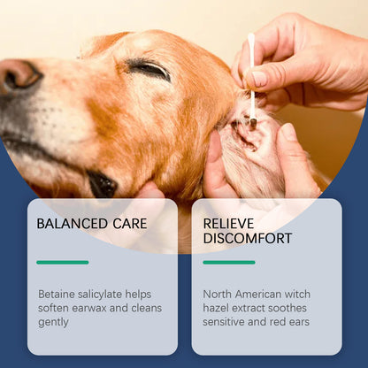 Dog & Cat Ear Cleaner – Gently Removes Earwax and Dirt