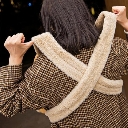 Plush Reindeer Pet Carrier Backpack with Hand Warmers Perfect for Winter Travel with Cats and Dogs