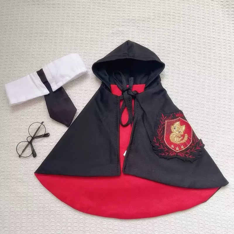 Harry Potter Pet Costume – Magic Glasses & Cloak for Dogs & Cats