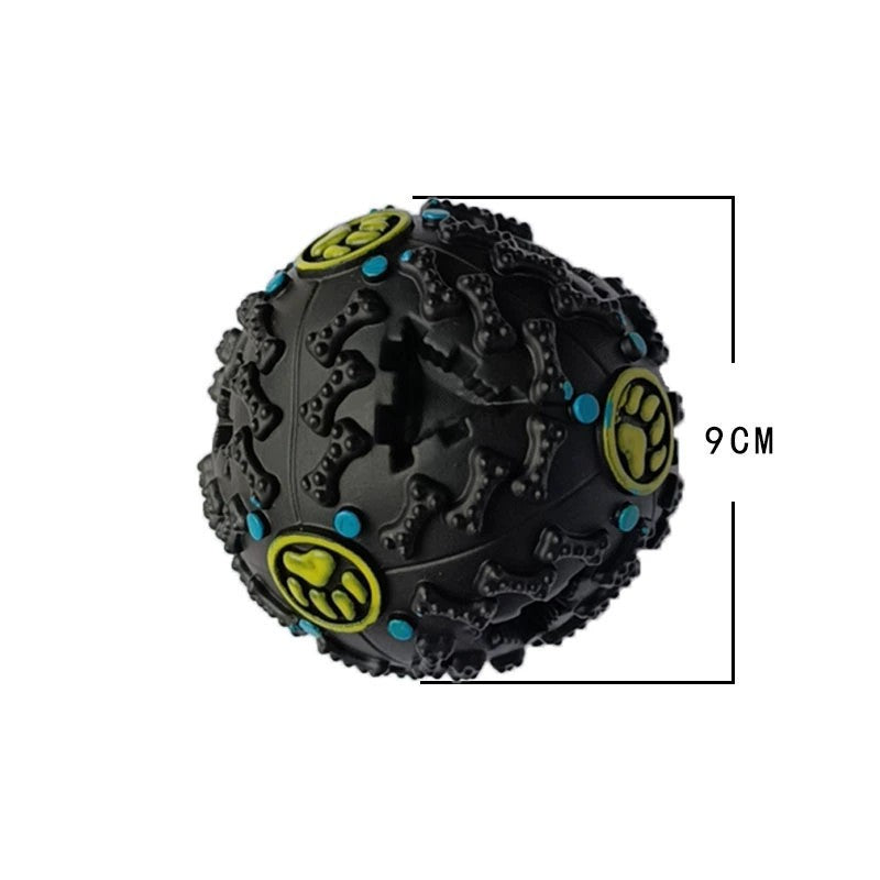 Dog Food Ball Bite Resistant Toy Puzzle Large And Small Size Interactive Pet Toy For Dogs Durable Treat Dispensing Fun