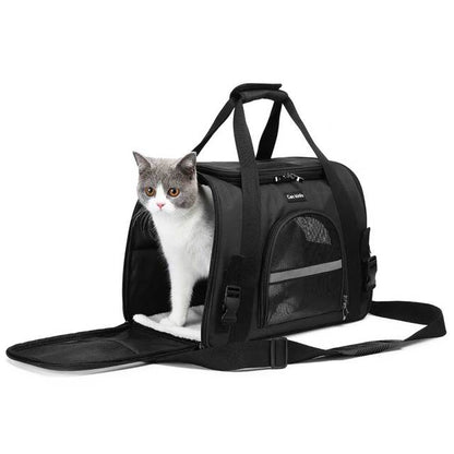Soft Foldable Portable Cat and Dog Carrier Comfortable Pet Travel Bag