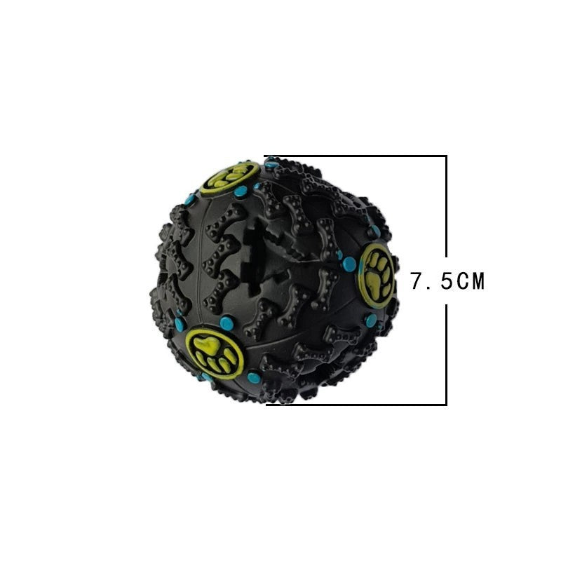 Dog Food Ball Bite Resistant Toy Puzzle Large And Small Size Interactive Pet Toy For Dogs Durable Treat Dispensing Fun